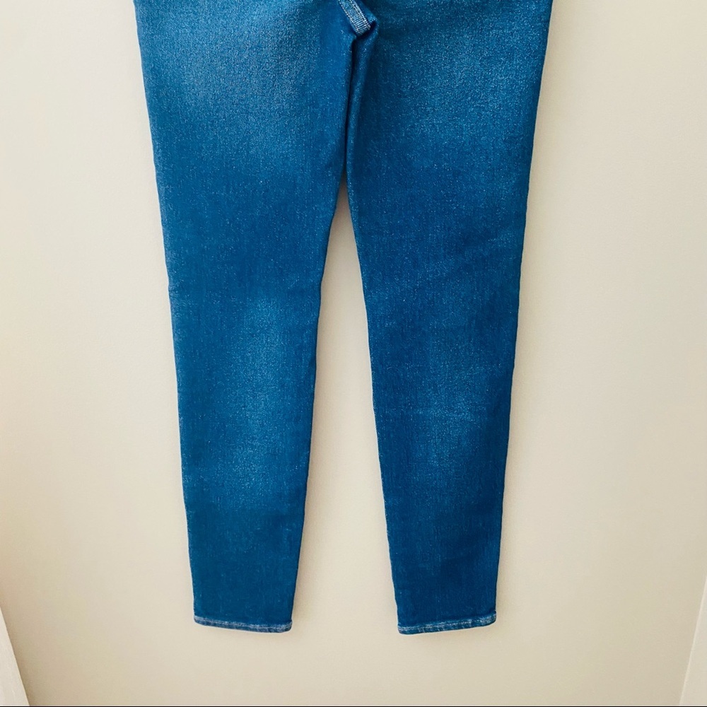 Madewell 10" High Rise Skinny Denim Jens Blue Sz 25 - Picture 15 of 16